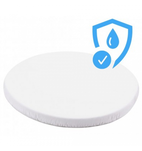 Waldin - prześcieradło bawełniane nieprzemakalne małe do łóżeczka owalnego 7w1